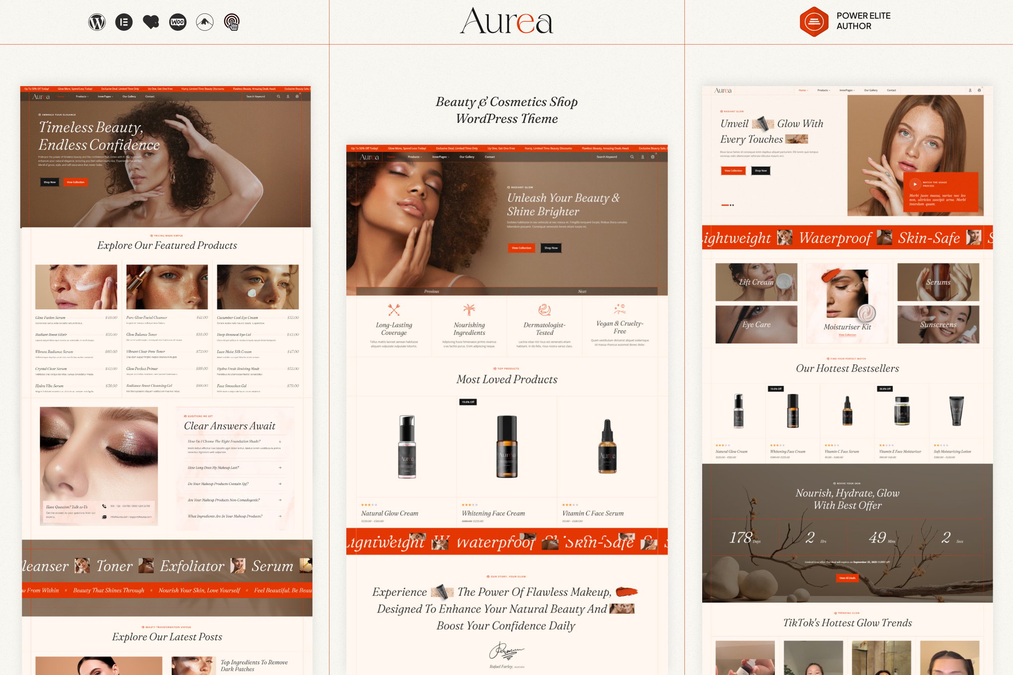 Aurea - Beauty & Cosmetics WordPress Theme 1.0.2
