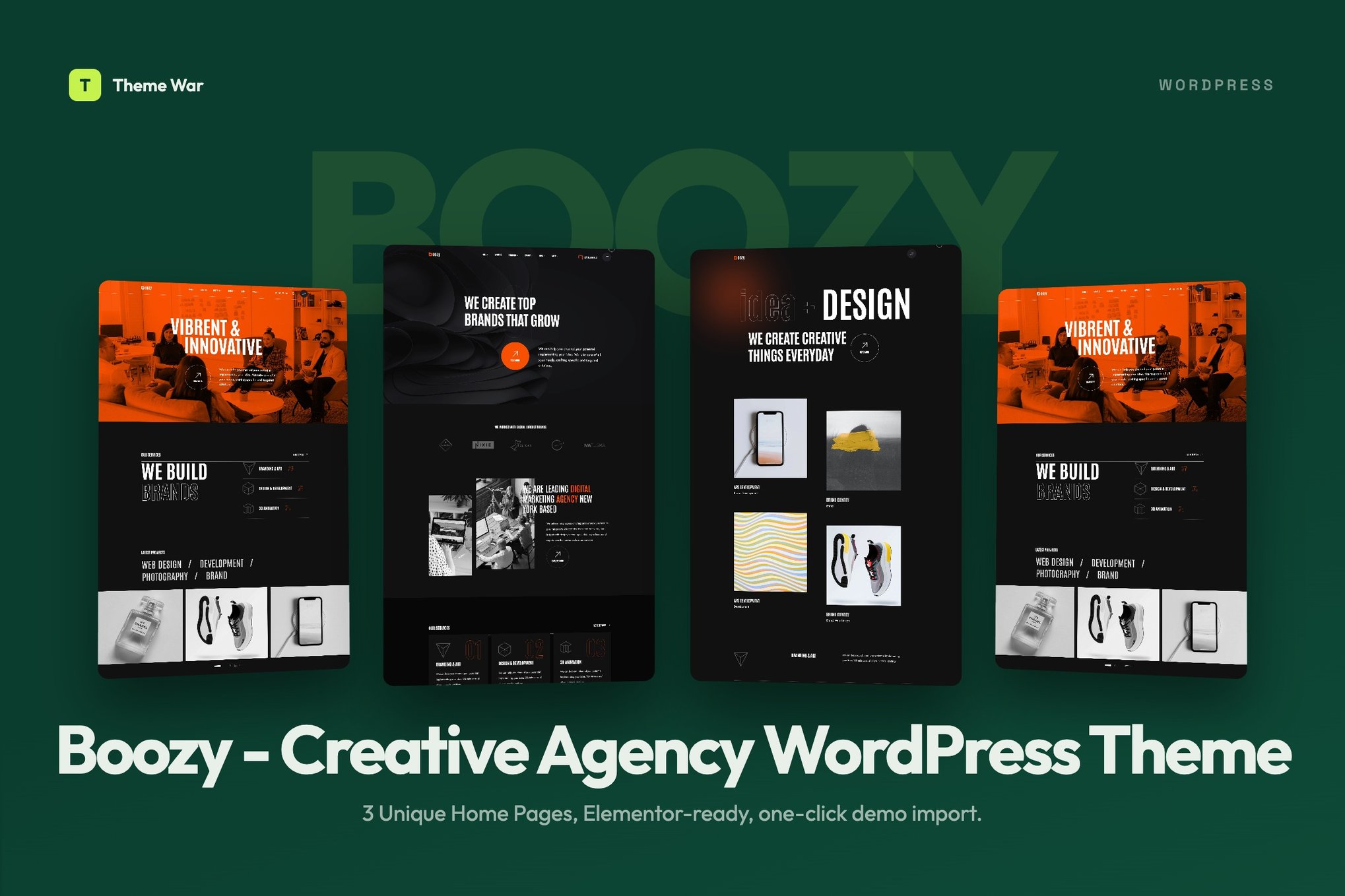 Boozy - Creative Agency WordPress Theme 1.0.4