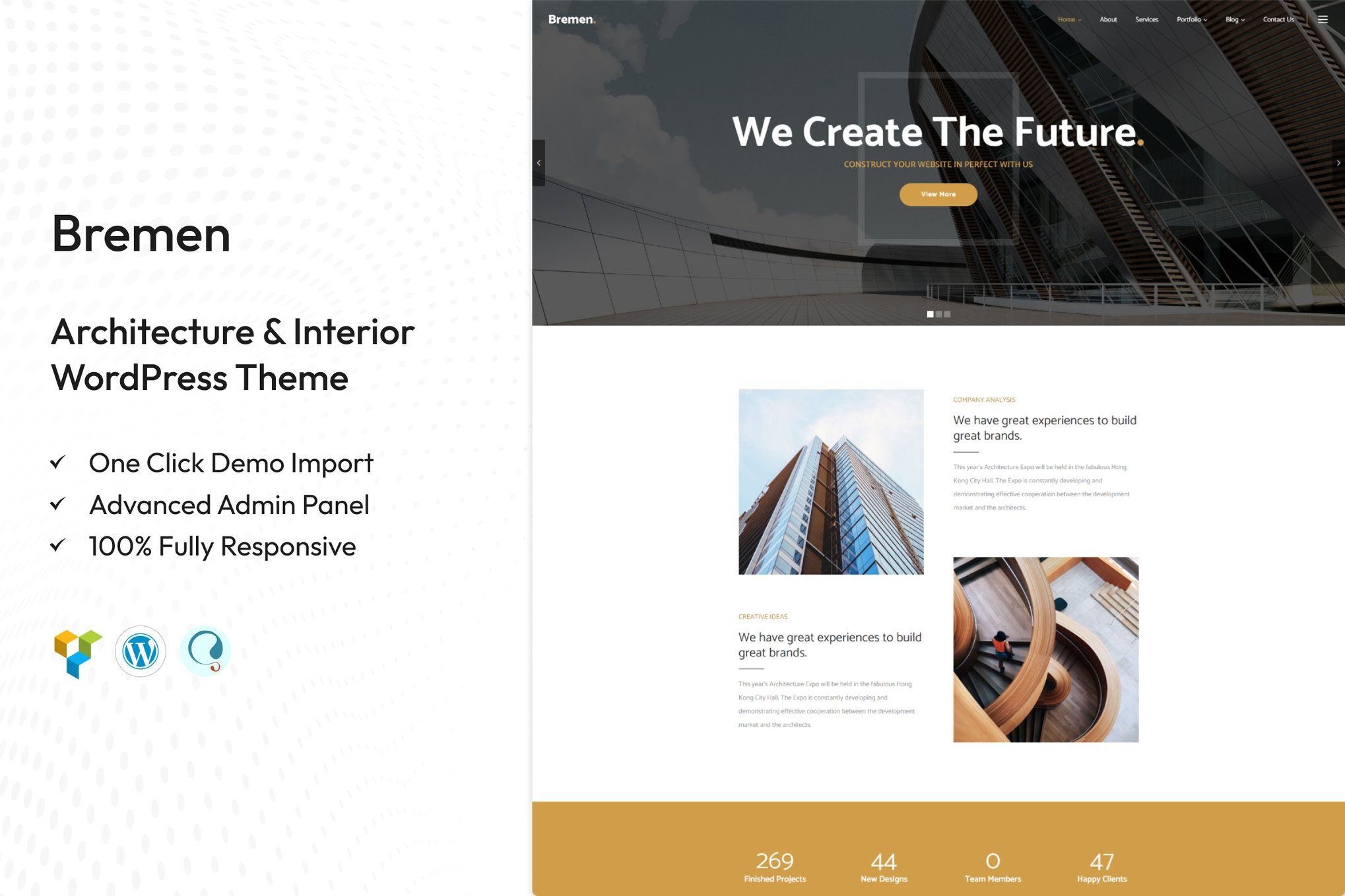 Bremen - Architecture & Interior Design WordPress 2.4