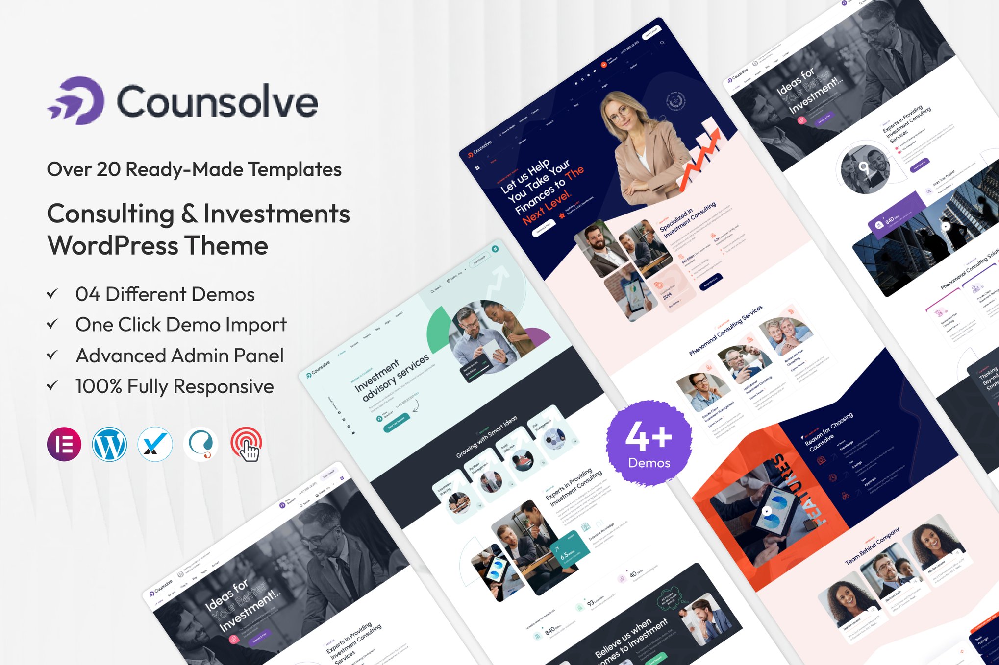 Counsolve - Consulting Business WordPress Theme 1.0