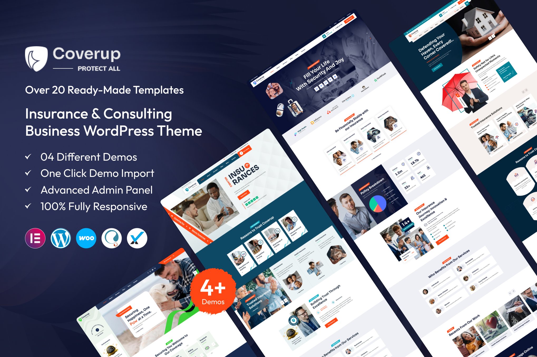 CoverUp - Insurance & Consulting WordPress Theme 1.2