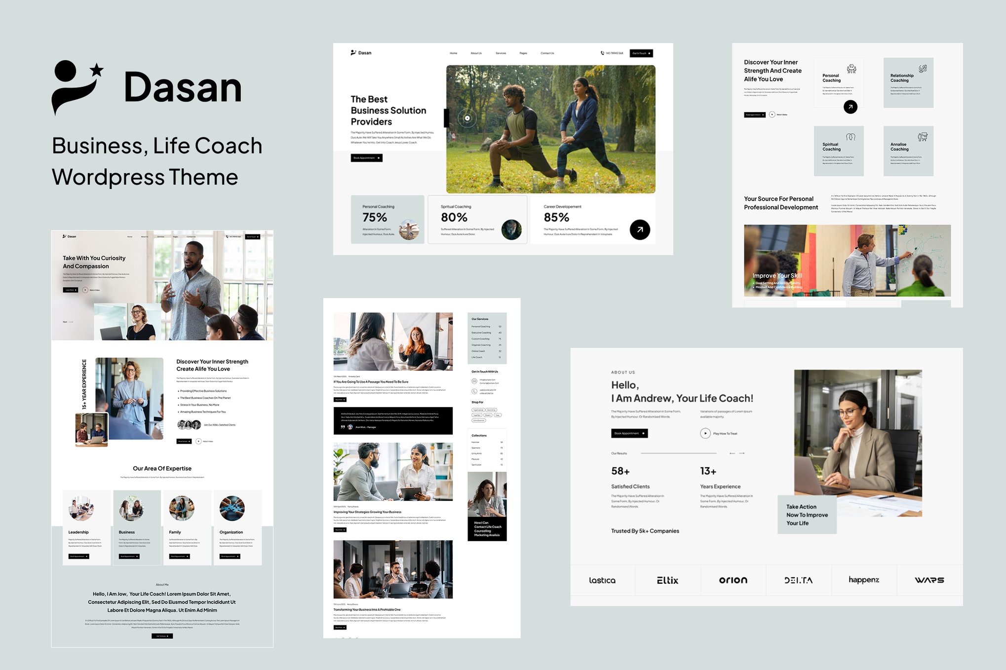 Dasan - Business, Coach & Mentor WordPress Theme 1.0.3