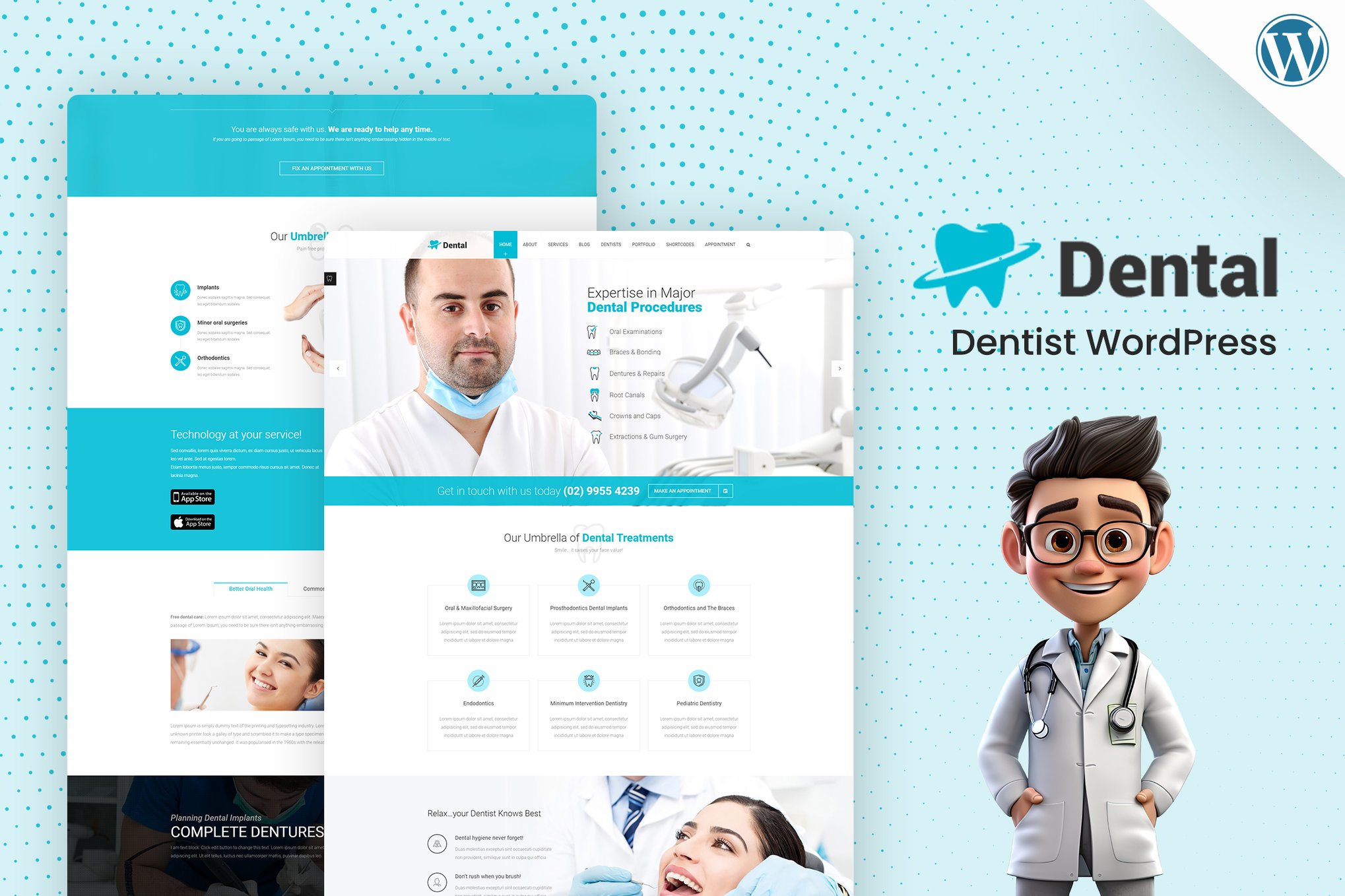 Dental Clinic - Dentist WordPress Theme 4.4
