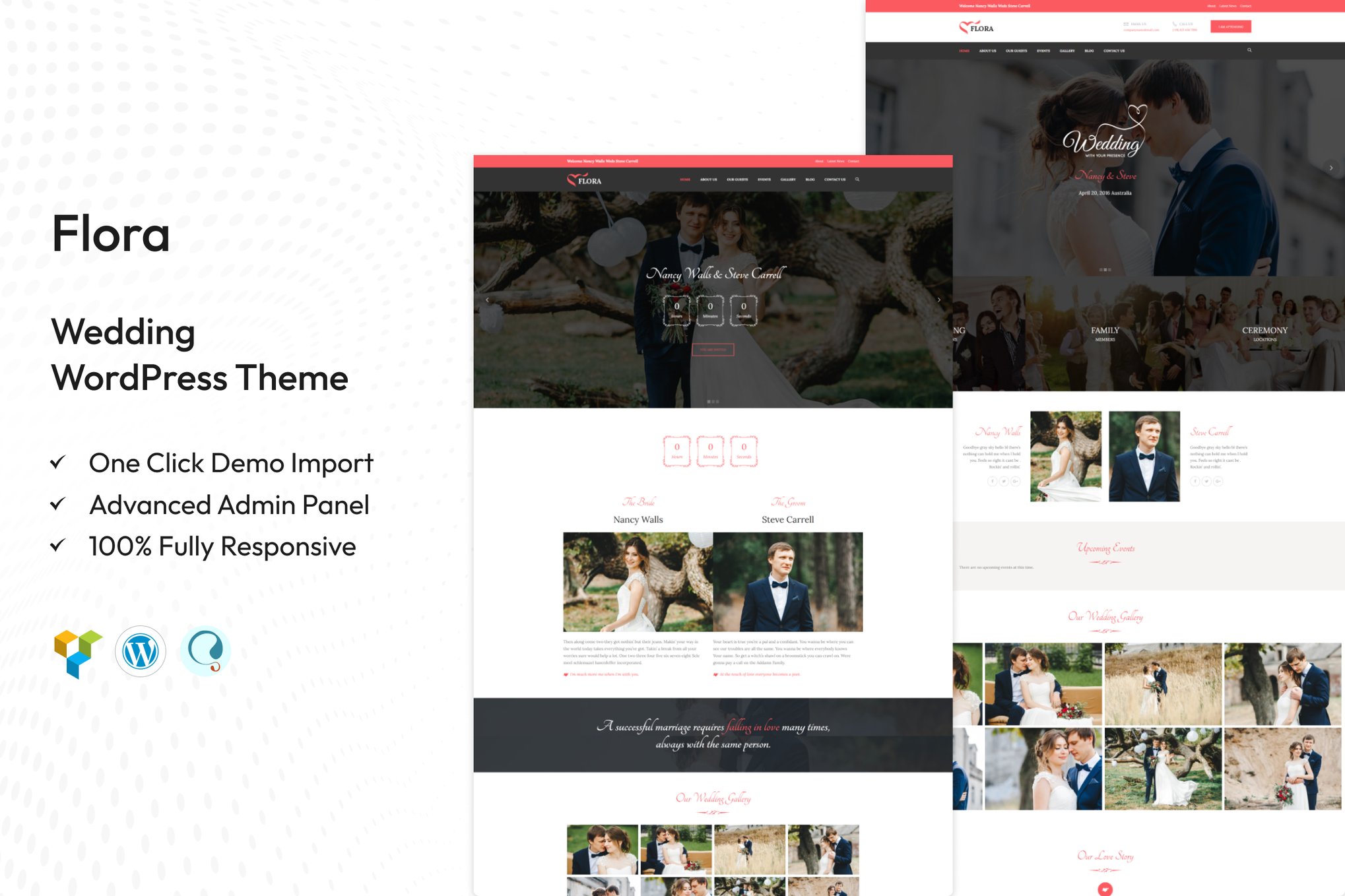 Flora - Wedding WordPress Theme 1.7