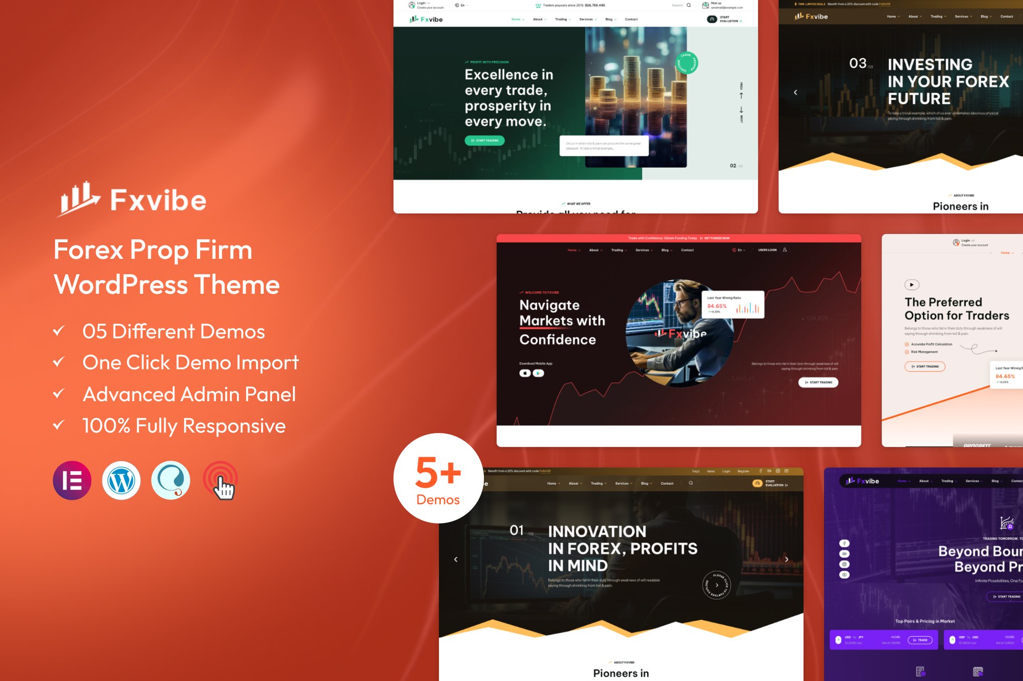FXvibe - Forex Prop Firm WordPress Theme 1.0