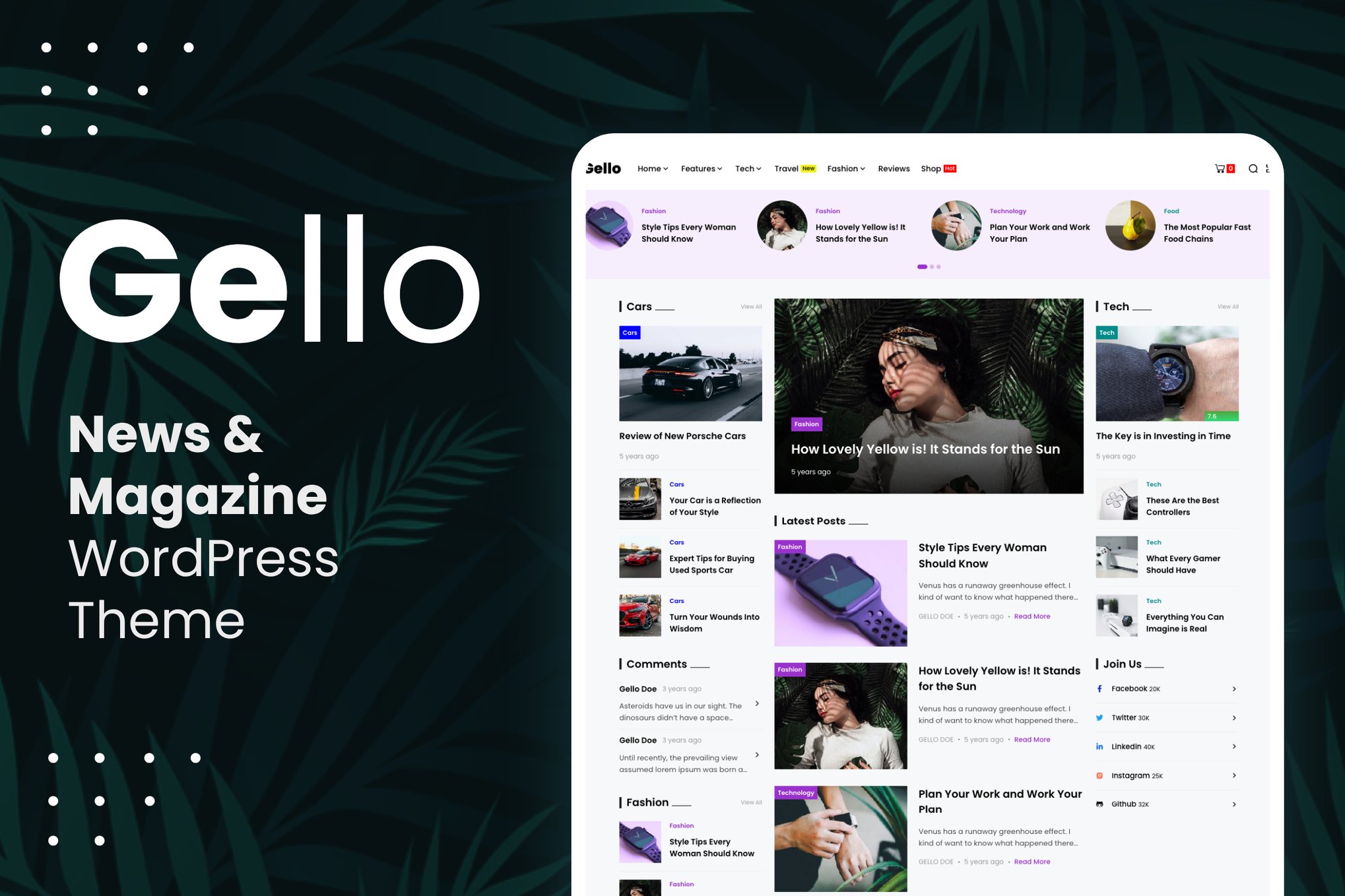 Gello - News & Magazine WordPress Theme 2.0.0