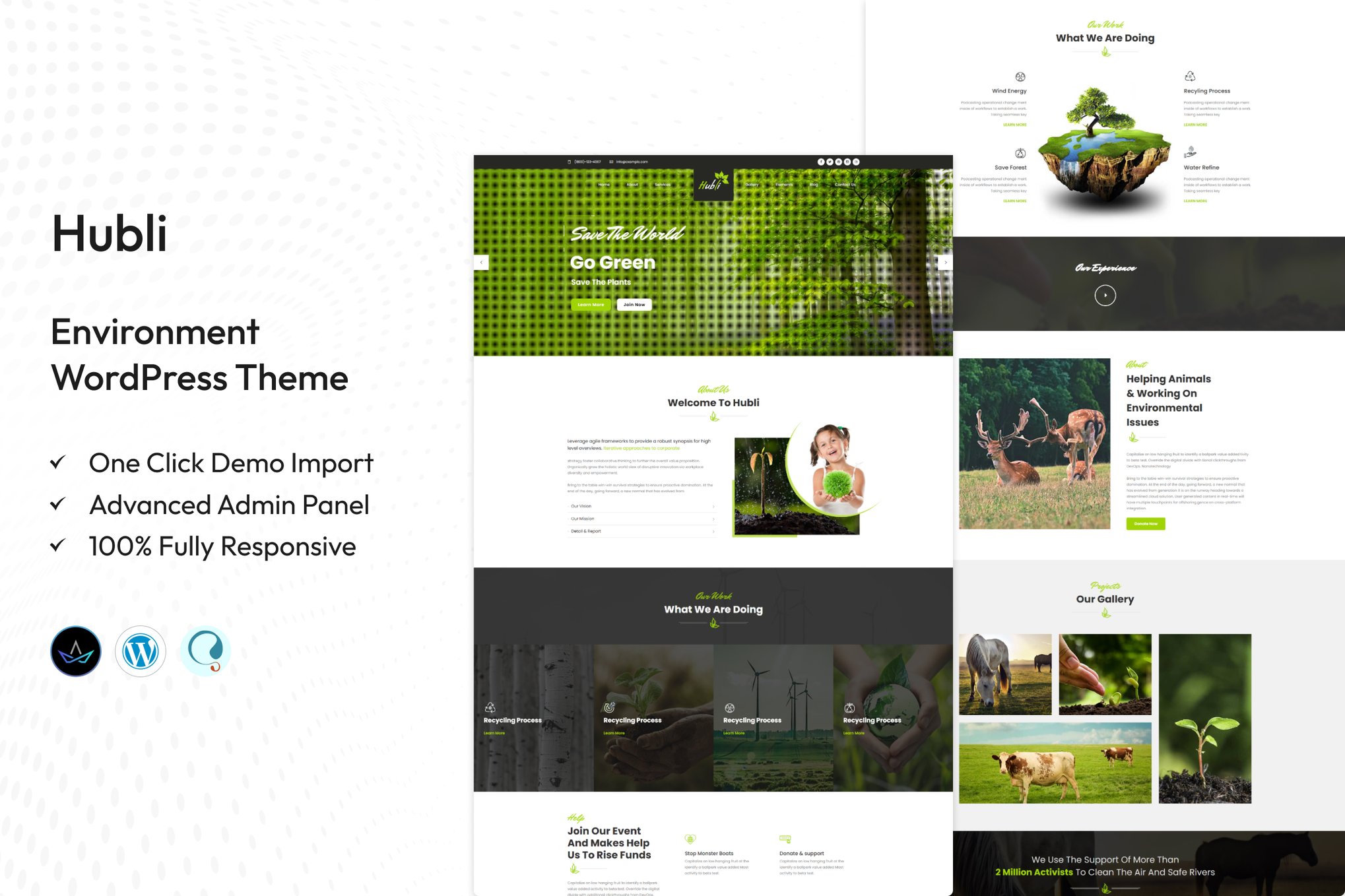 Hubli - Environment WordPress Theme 2.2