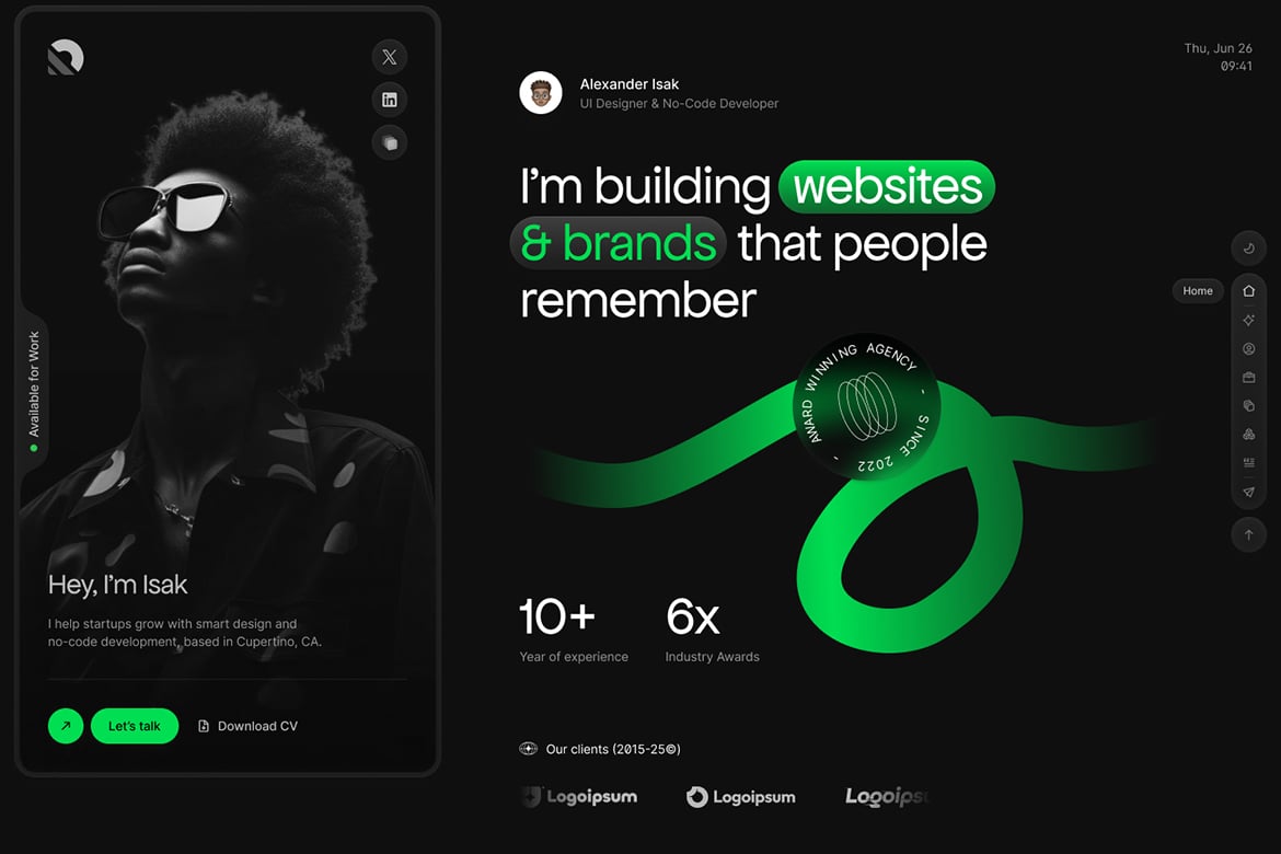 Isak - Resume & Personal Portfolio WordPress Theme 1.0.0
