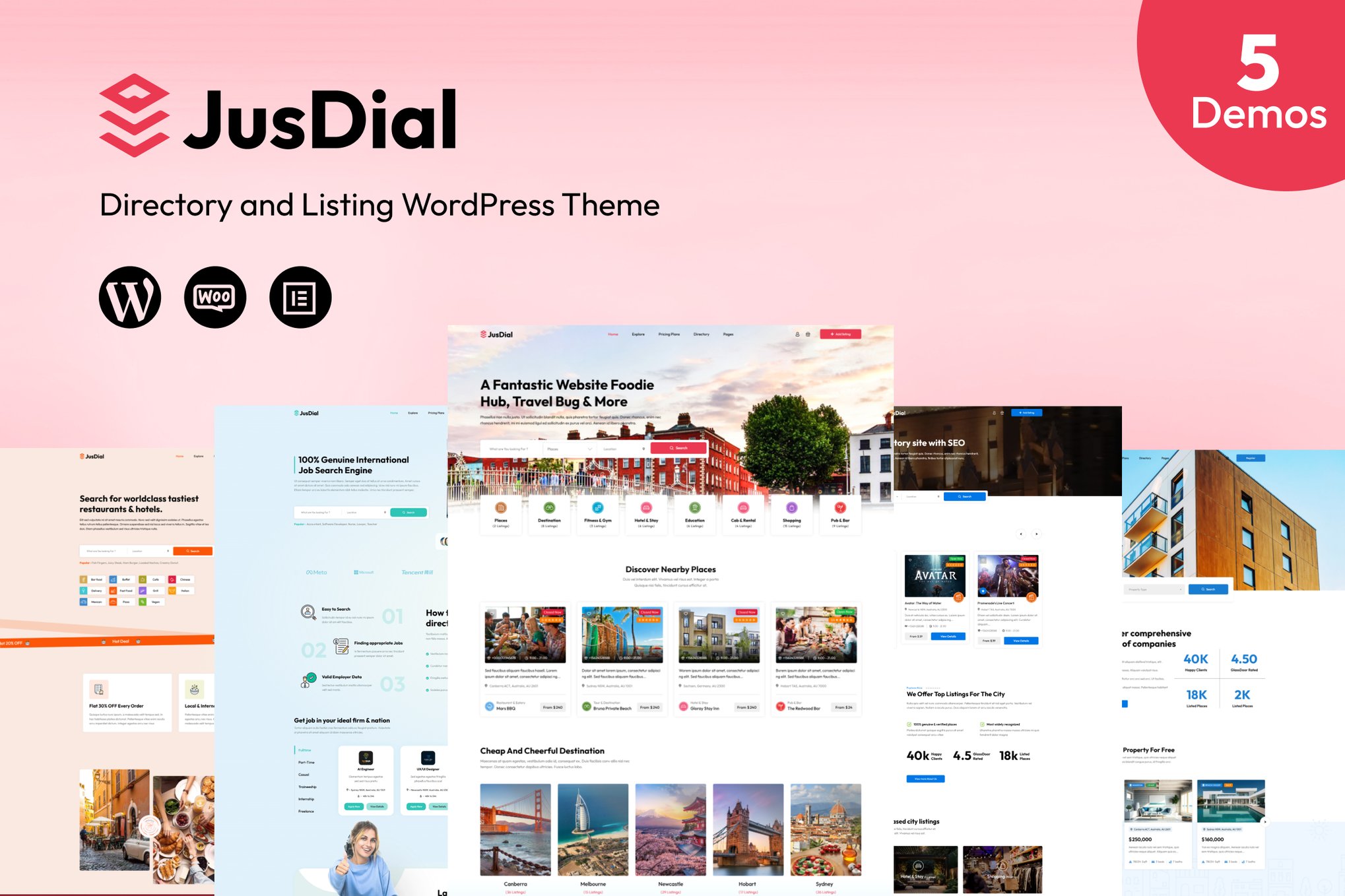 JusDial- Directory and Listing WordPress Theme 1.1.6