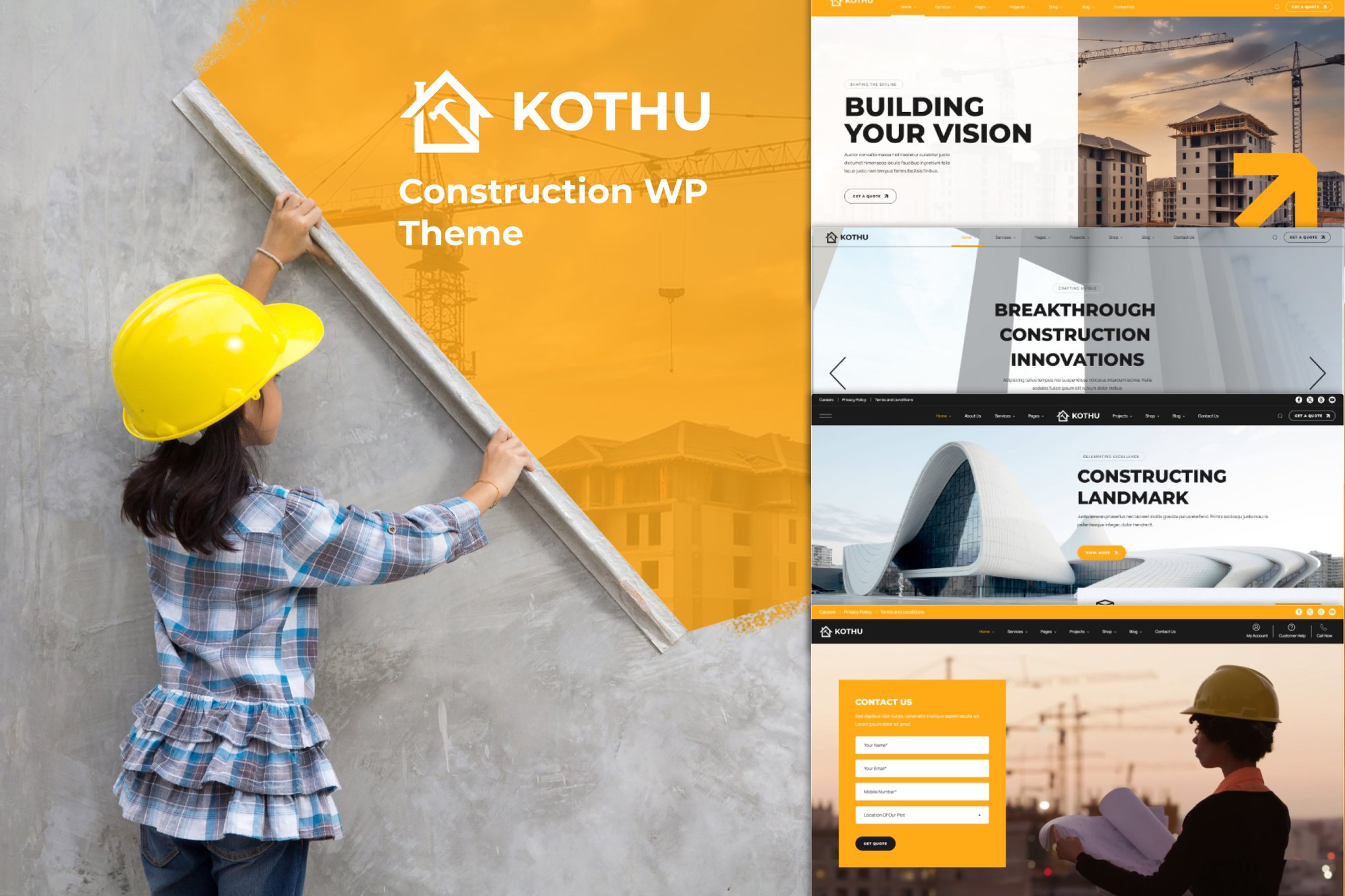 Kothu - Building & Construction WordPress Theme 1.0.8