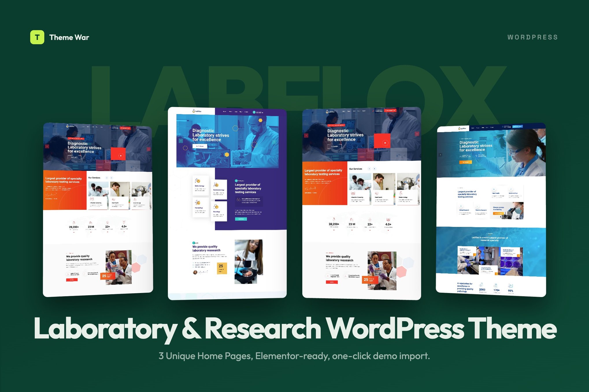 Labflox – Laboratory & Research Responsive WordPre 1.0.5