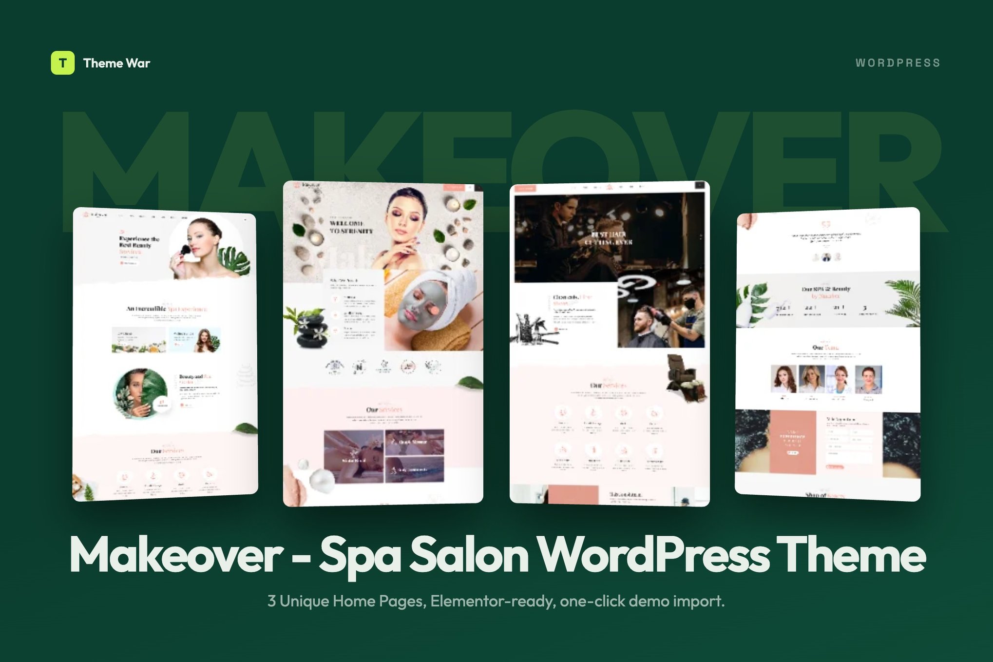 Makeover - Spa Salon WordPress Theme 1.0.3