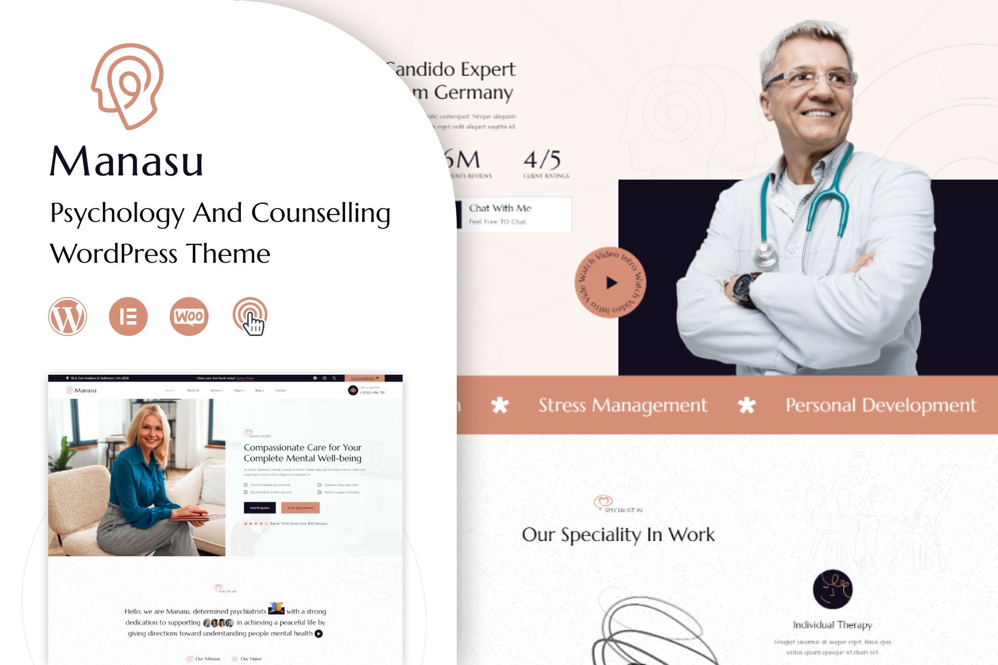 Manasu - Psychology and Counseling Theme 1.0.7
