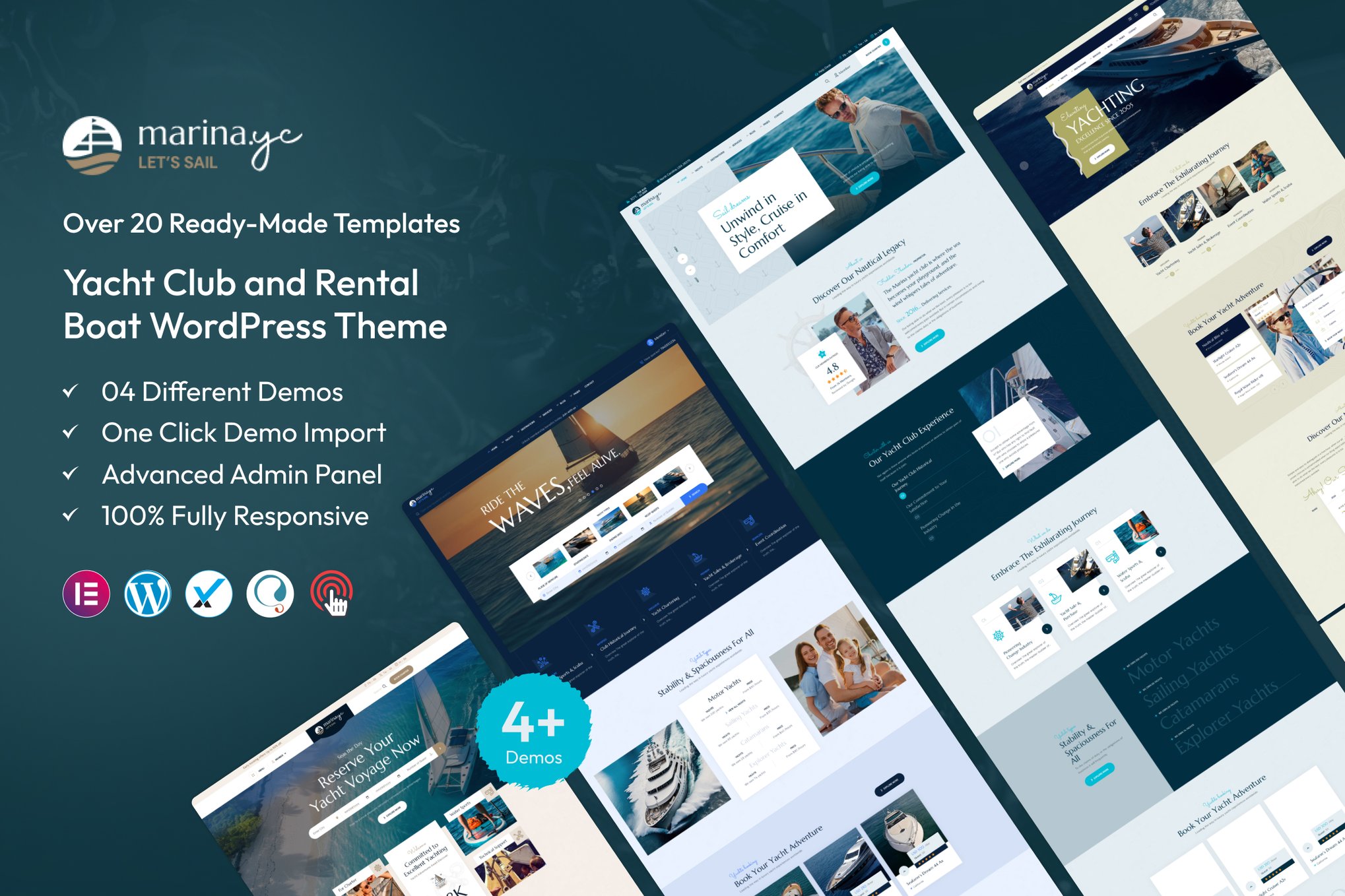 Marina - Yacht Club & Rental Boat WordPress Theme 1.0
