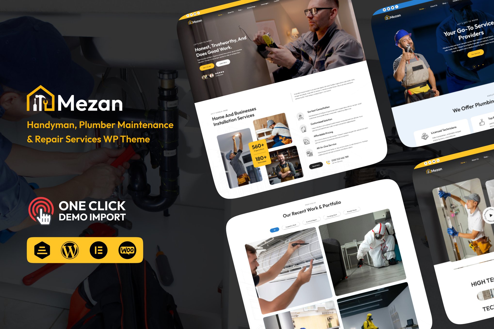 Mezon - Plumber, Handyman Services WordPress Theme 1.1.0