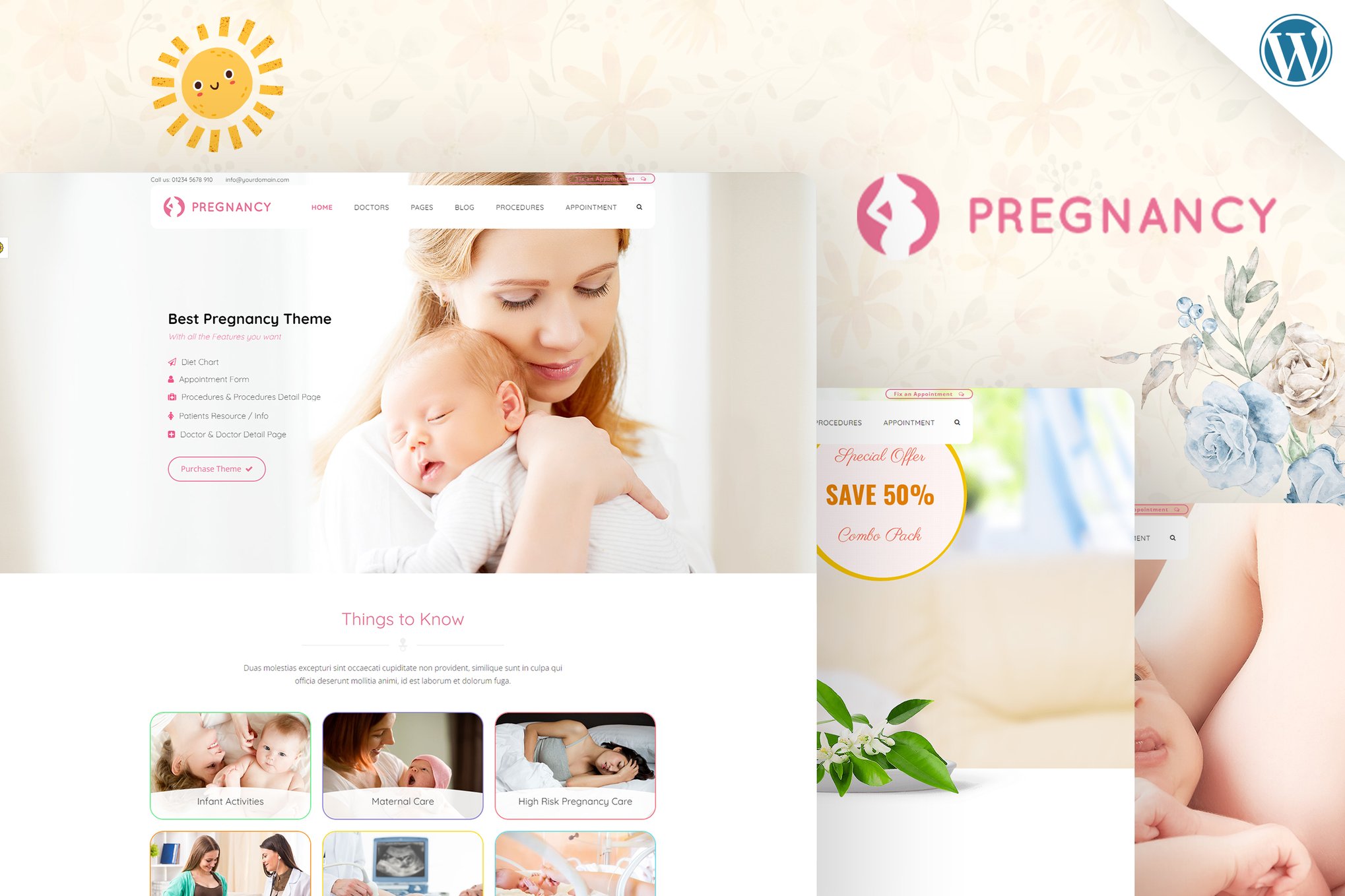 Pregnancy - Medical Doctor WordPress Theme 3.6