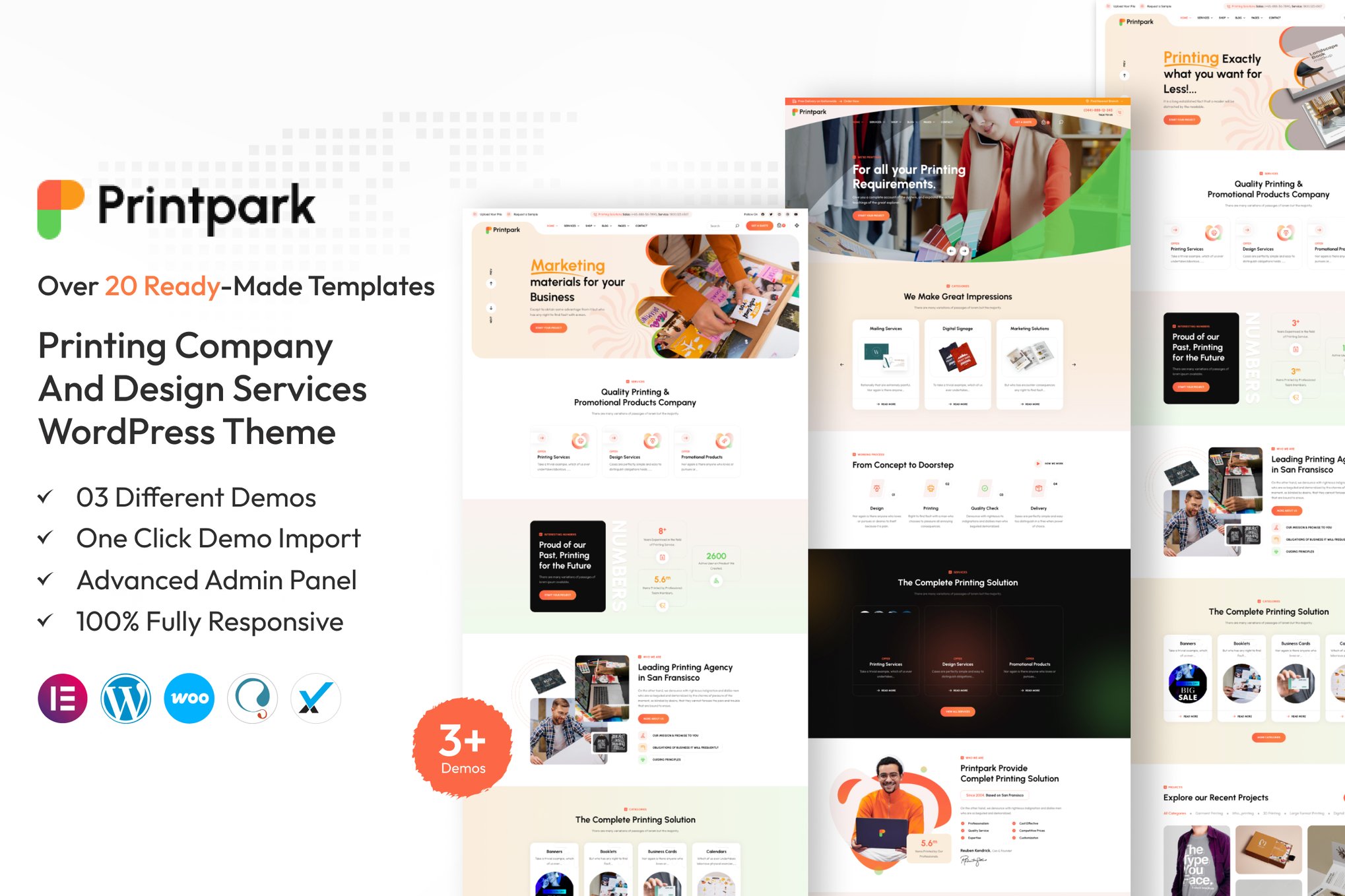 PrintPark - Printing Company WordPress Theme 1.0