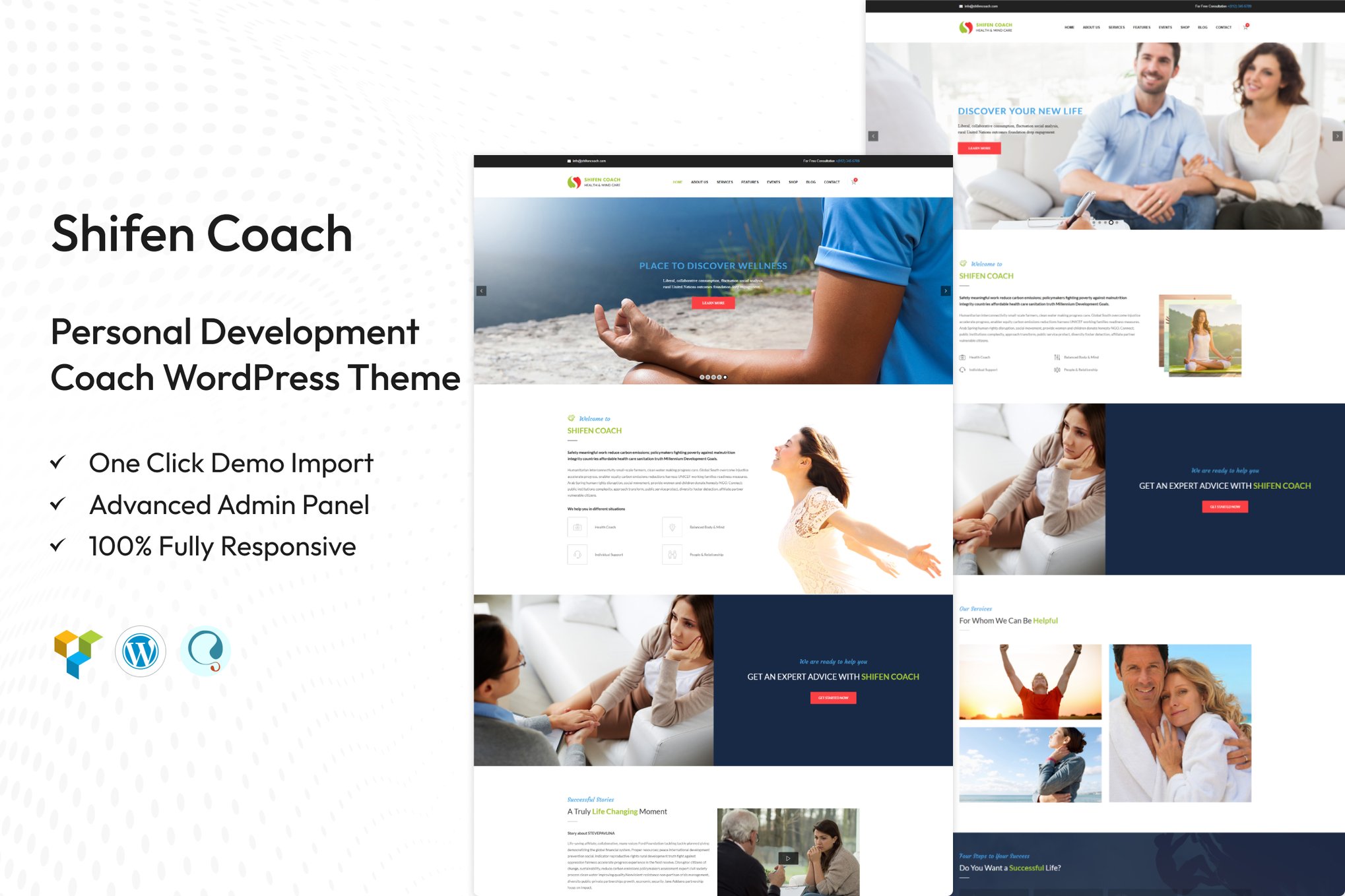 Shifen Coach - Personal Coach WordPress Theme 2.3