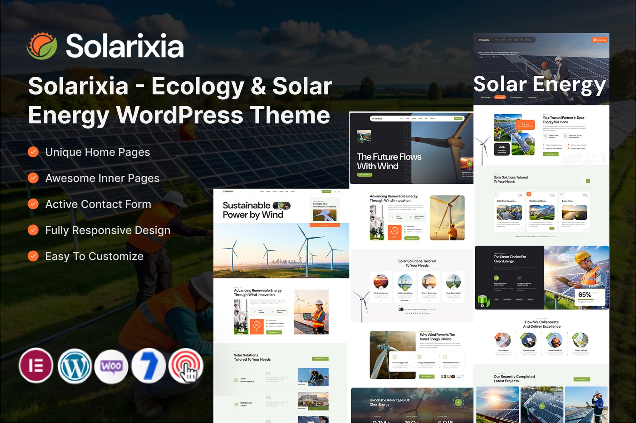 Solarixia - Ecology & Solar Energy WordPress 2.0
