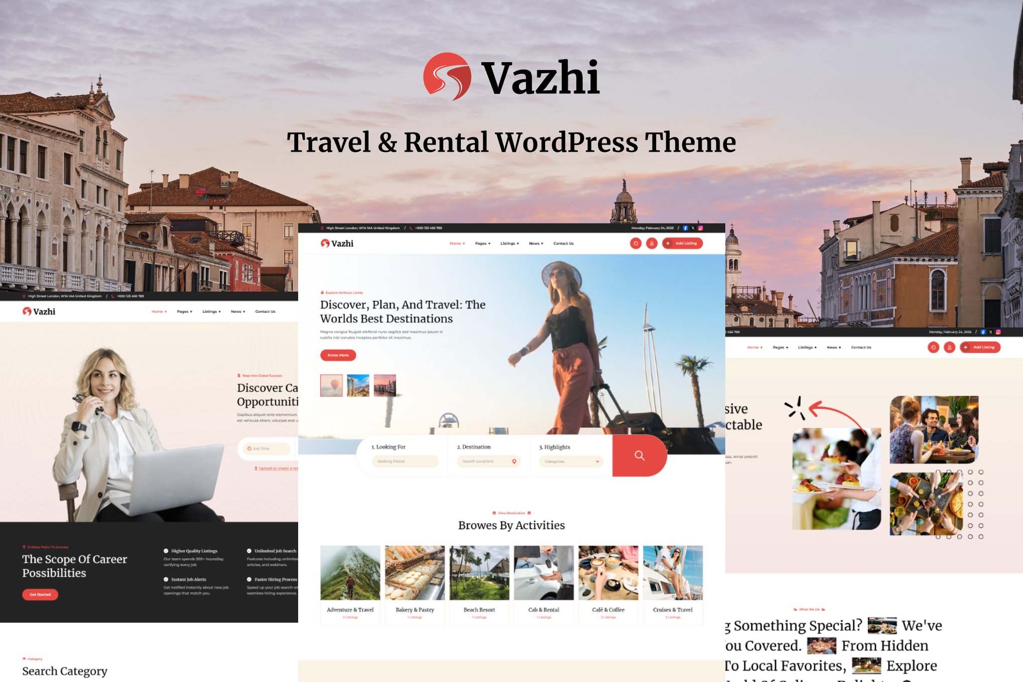 Vazhi - Directory and Listing WordPress Theme 1.0.3