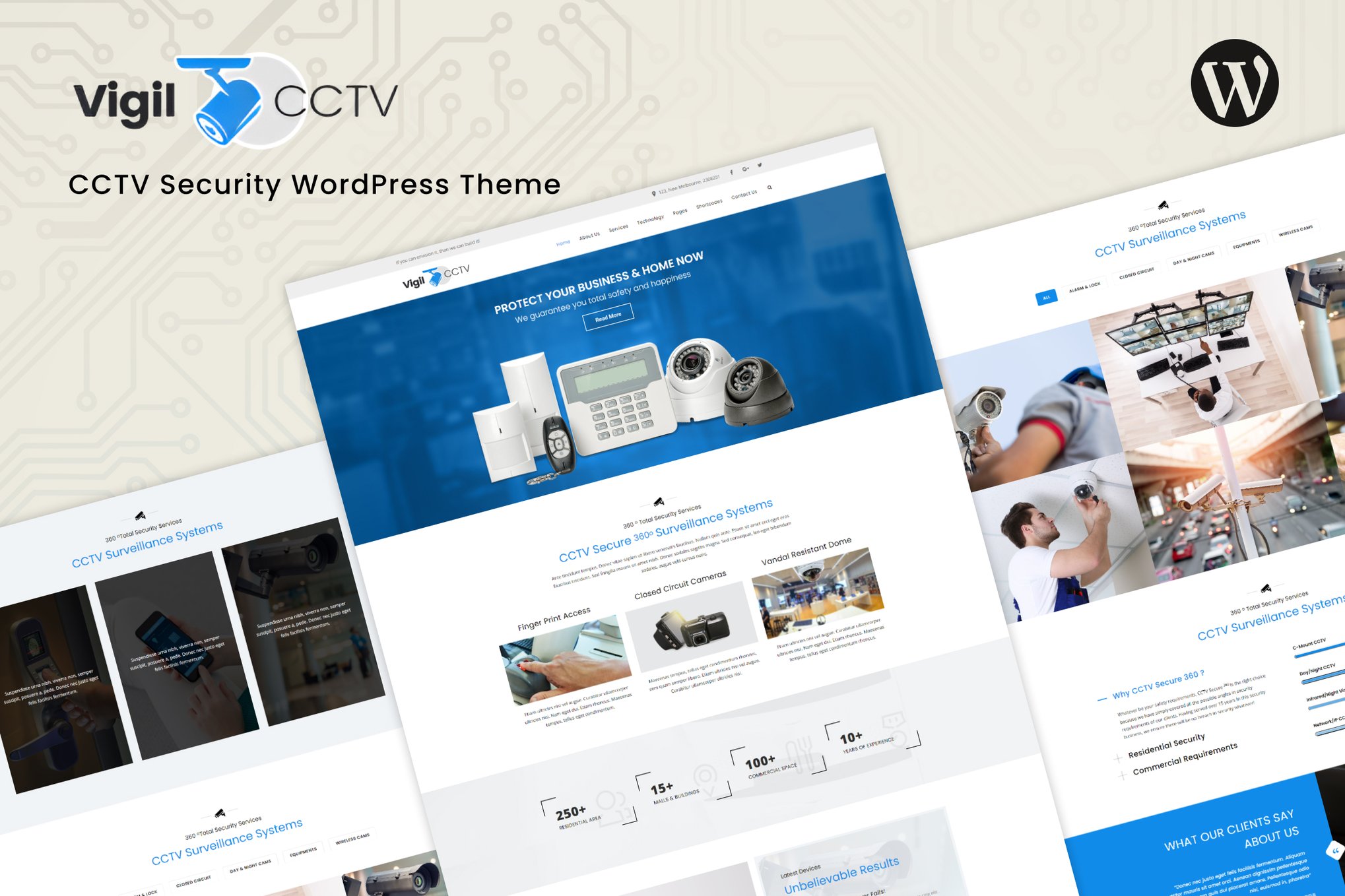 Vigil - CCTV Security WordPress Theme 4.3