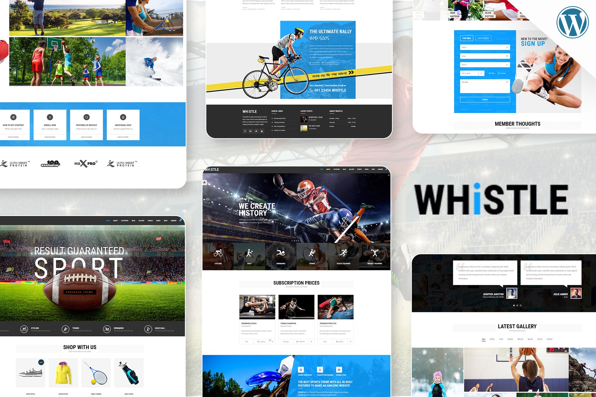 Whistle - Sports Club WordPress 5.6