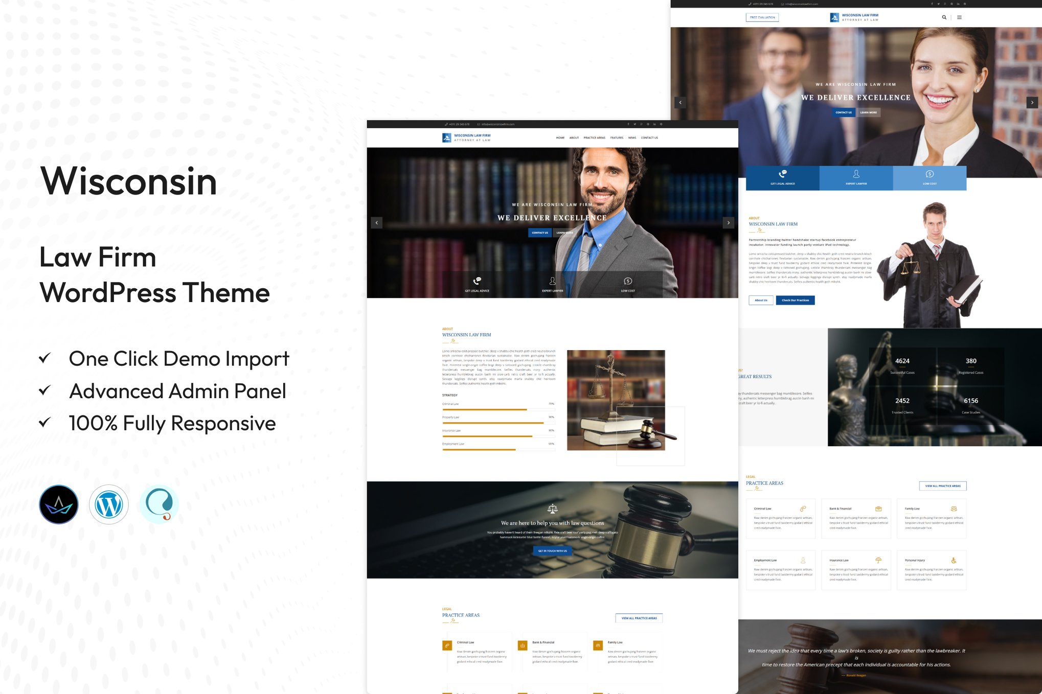 Wisconsin - Law Firm WordPress Theme 2.4