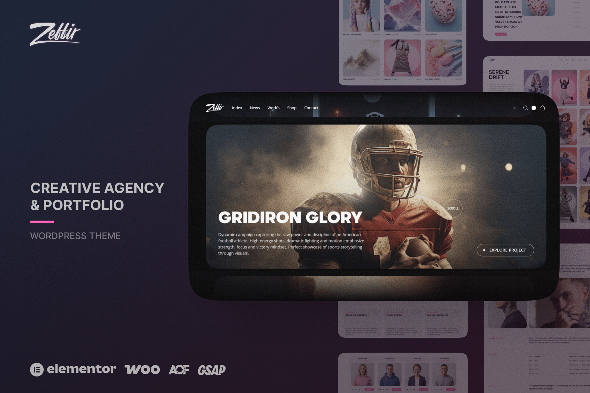 Zeffir - Creative Agency and Portfolio Theme 1.0